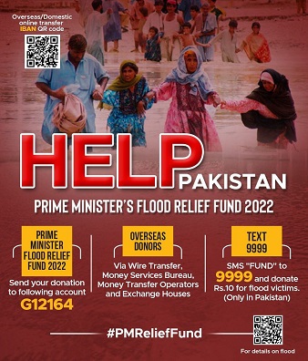 List of IBANs of Prime Minister's Flood Relief Fund accounts maitained with Commercial/Microfinance banks